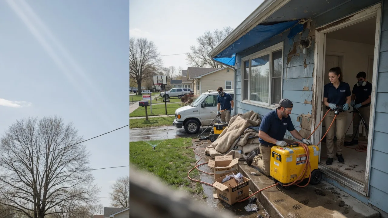 Basement Flood Cleanup in Central, IN near me